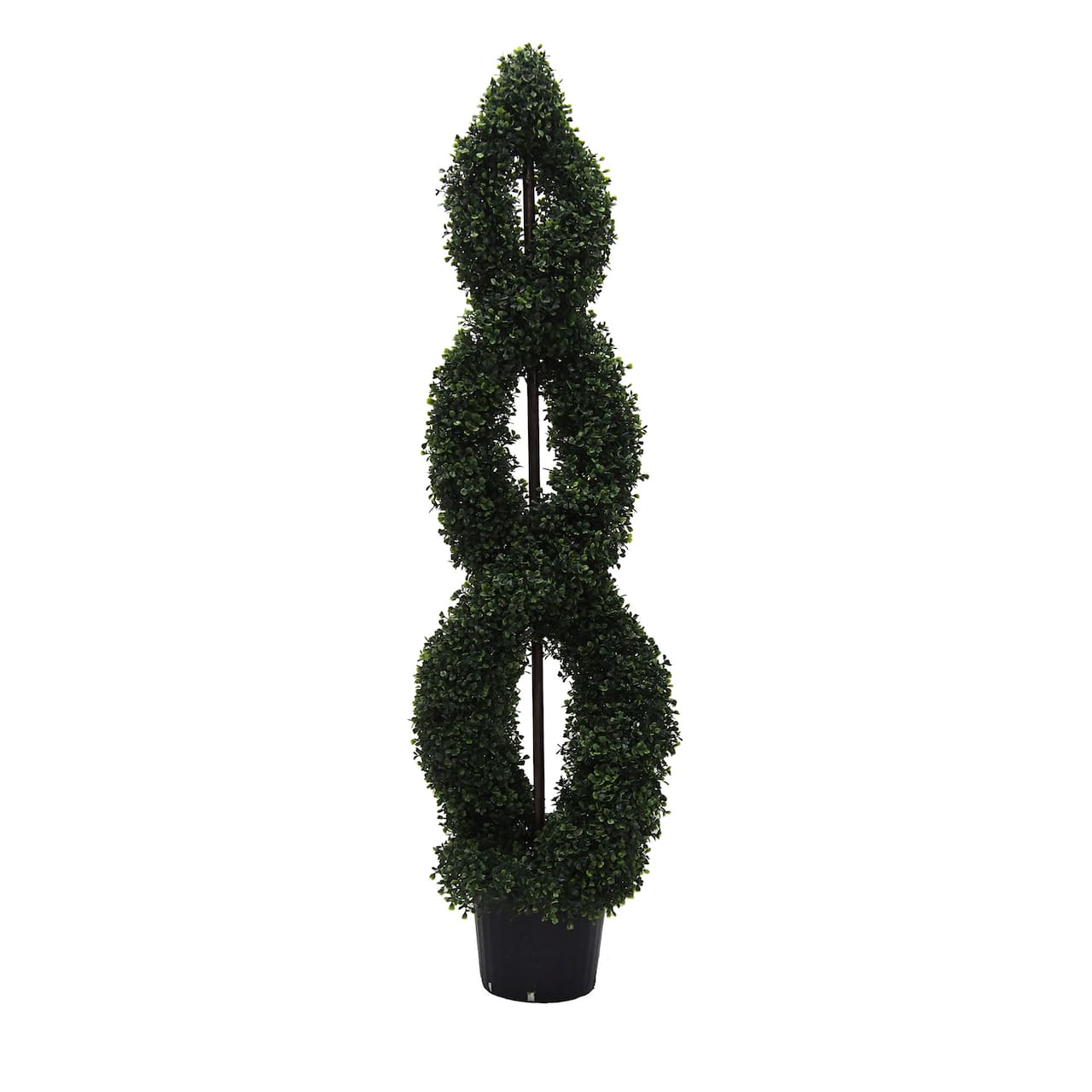5ft. Green Boxwood Double Spiral Topiary Tree